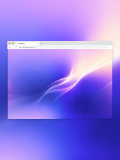 Chrome 浅色网页样机