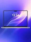 MacBook 正面电脑样机